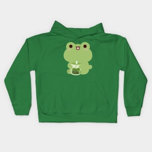 Frog Boba Kids Hoodie